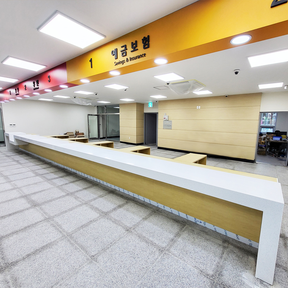 [인천우체국] 우체국 일자형 인포데스크