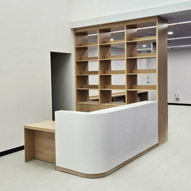 [춘천기계 고등학교] LPM 인조대리석 인포데스크