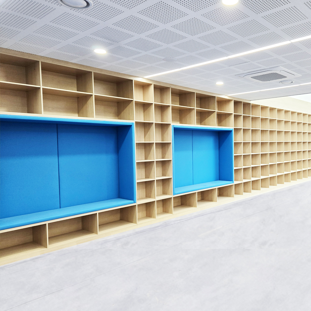 [춘천기계 고등학교] 북카페 붙박이 책장